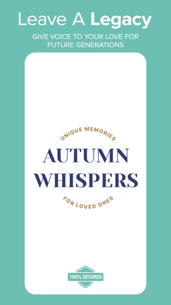 Leave a legacy app screen